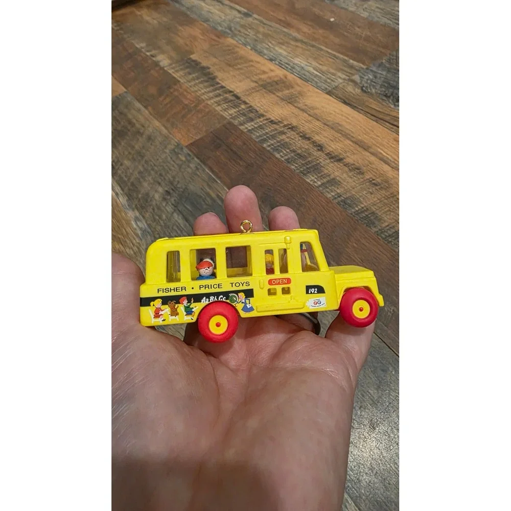Hallmark Keepsake 2009 Fisher Price School Bus Christmas Ornament QXI1222